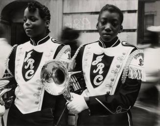 Two Girls from a Marching Band