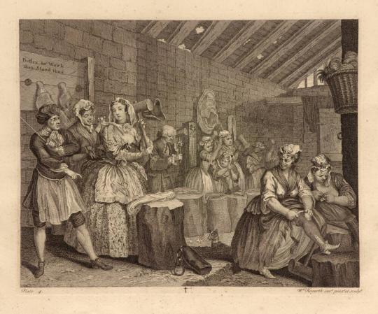 A Harlot’s Progress, Plate IV