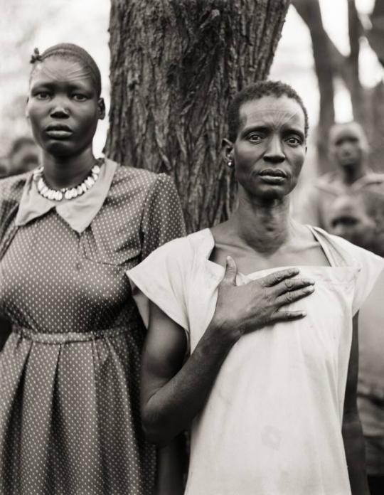 Ajoh Achot and Achol Manyen, Sudanese Refugee Camp, Lokichoggio, Kenya