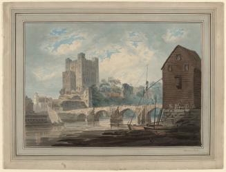 Rochester Castle from the River Medway