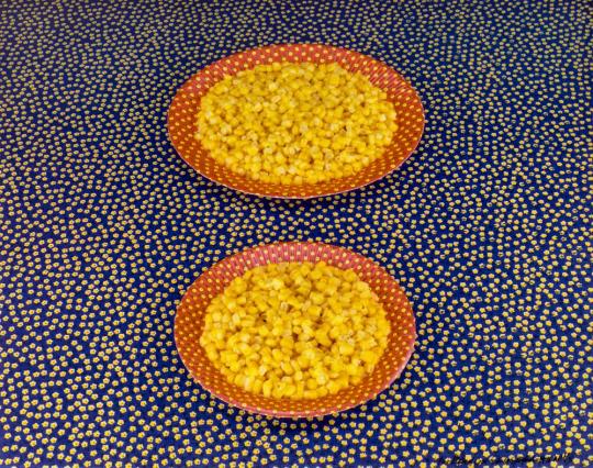Two Plates of Corn