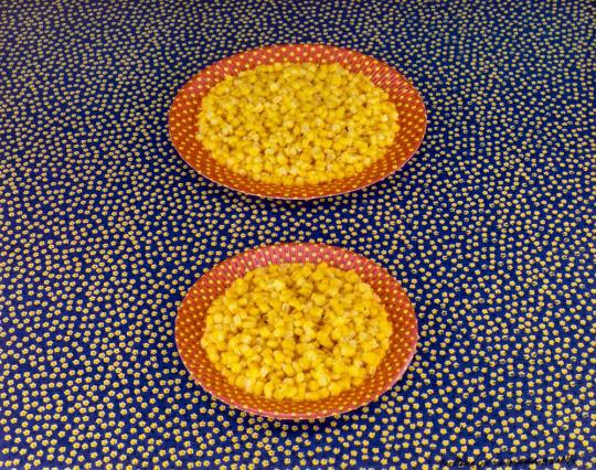 Two Plates of Corn