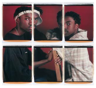 Dawoud Bey, "Horace and Shomari," 1996, dye diffusion transfer prints, the Museum of Fine Arts, ...