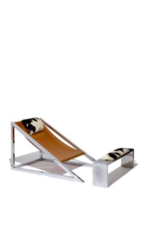 “Mies” Armchair and Footrest