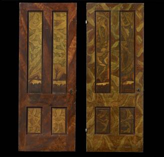 Pair of Doors from an Independent Order of Odd Fellows Meetinghouse
