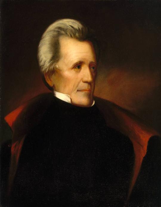 Portrait of Andrew Jackson (17671845) All Works The MFAH Collections