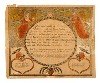 Birth and Baptismal Certificate