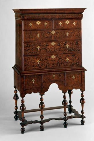 High chest of drawers, American