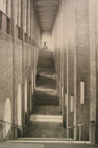 Munich: The Staircase of the Old Pinakothek