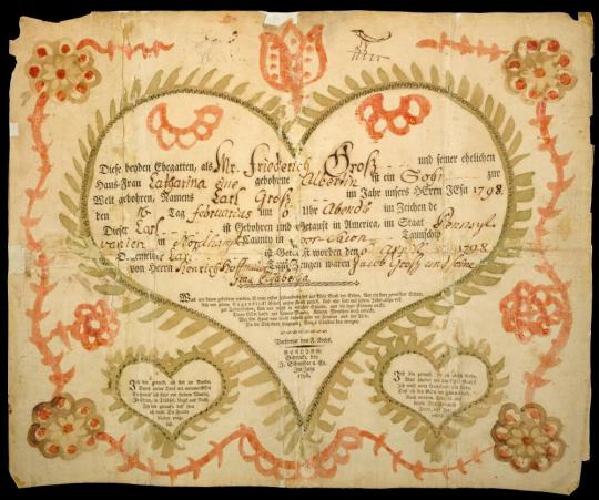 Birth and Baptismal Certificate