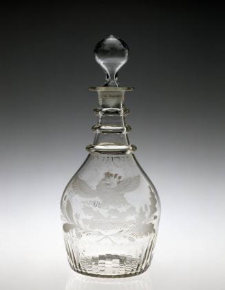 Houston grey glass decanter / An Artful Life