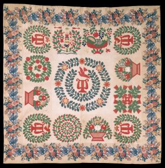 Odd Fellows Appliqué Album Quilt