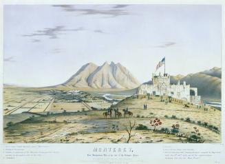 Monterey, from Independence Hill, in the Rear of the Bishop's Palace. As it Appeared on 23d. September, 1846. (Looking East.)