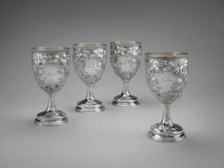 Set of four Goblets
