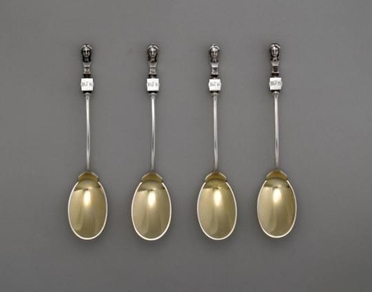 Set of Four Ice Cream Spoons