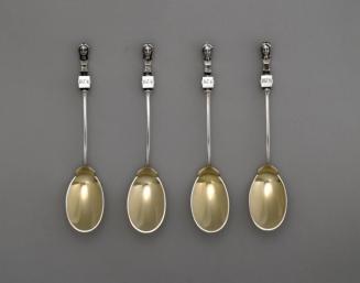 Set of Four Ice Cream Spoons