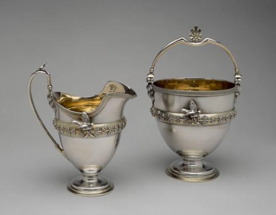 Cream Pitcher and Sugar Basket