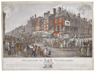 Procession of Victuallers of Philadelphia on the 15th of March 1821 conducted under the direction of Mr. William White