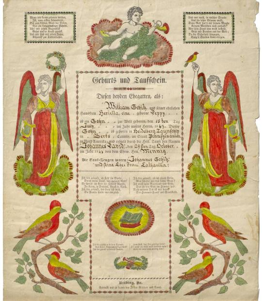 Birth and Baptismal Certificate