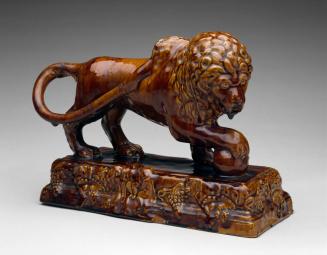 Figure of a Lion (one of a pair)