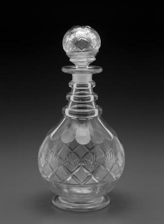 Houston grey glass decanter / An Artful Life