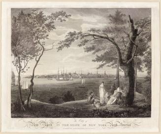 View of the City of New York in the State of New York, North America