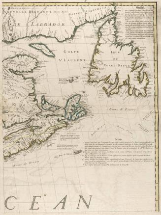 A Map of the British and French Dominions in American