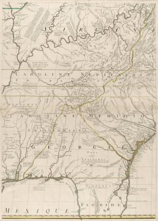 A Map of the British and French Dominions in America