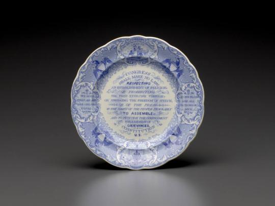 Elijah P. Lovejoy (1802–1837) Commemorative Side Plate