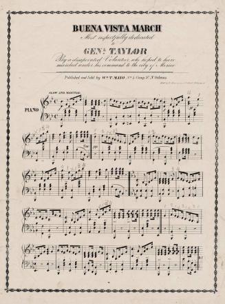 Sheet Music, Buena Vista March