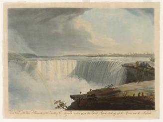 A View of the West Branch, of the Falls of Niagara: taken from the Table Rock, looking up the River, over the Rapids
