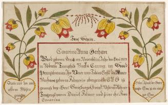 Baptismal Certificate