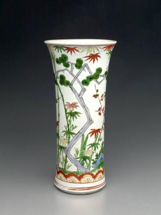 Arita Trumpet Vase