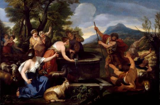 Moses and the Daughters of Jethro