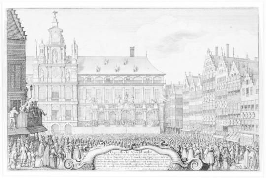 The Announcement of the Peace of Münster in Antwerp