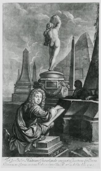 Adrian Beverland Drawing a Statue