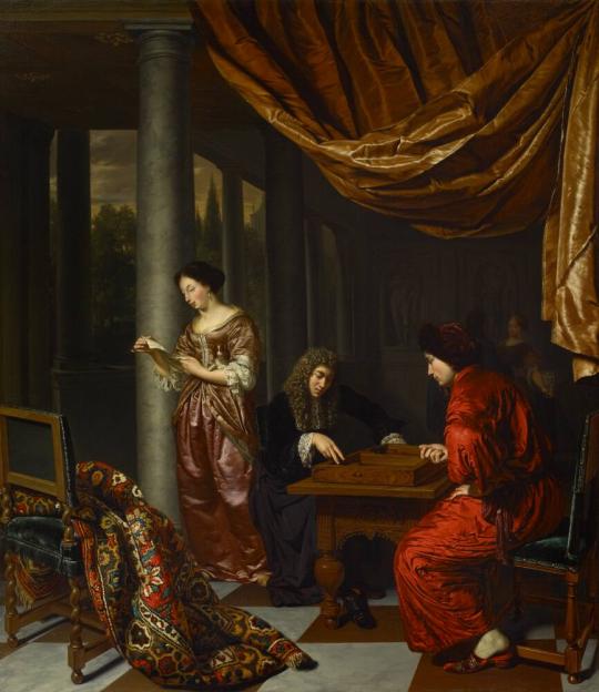 Frans van Mieris the Elder, and possibly Jan van Mieris