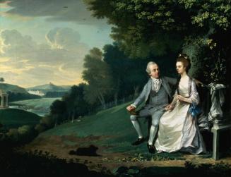 Portrait of a Couple, said to be Sir Francis and Lady Dashwood at West Wycombe Park