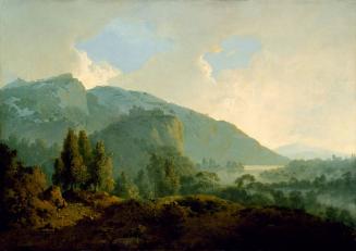 Italian Landscape with Mountains and a River