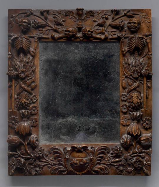 Armorial and Allegorical Mirror Frame