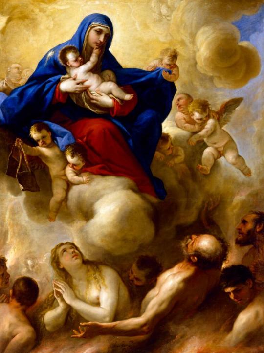 Madonna and Child with Souls in Purgatory