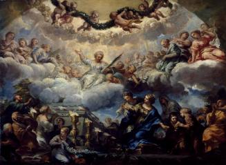 Saint Constantia's Vision before the Tomb of Saints Agnes and Emerentiana