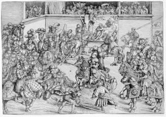 The Second Tournament with Lances, Staves, and Swords (The Second Tournament with the Tapestry of Samson and the Lion)