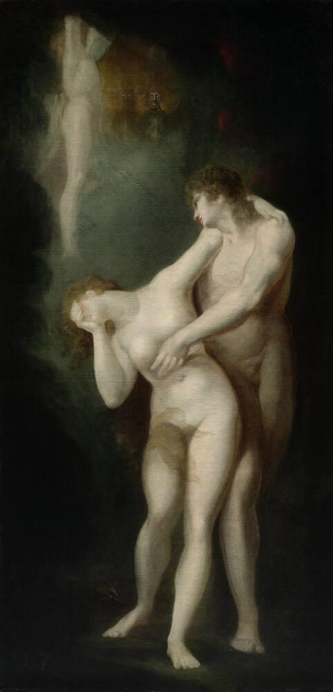 QUEST FOR BEAUTY — Adam and Eve Expelled from Paradise. 1761. Louis