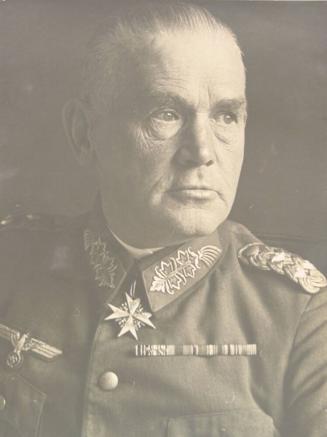 General von Blomberg, Minister for the Reichswehr