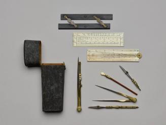 Cased Set of Drawing Instruments