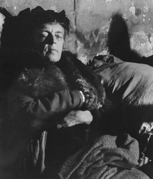 Sleeping in the crypt of the Christ Church, Spitalfields