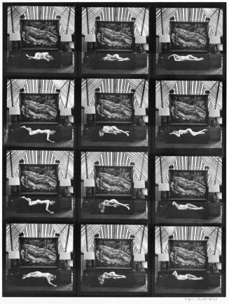 Sleeping Girl (contact print)