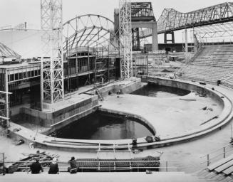 Aquacade, Construction, Louisiana World Exposition, New Orleans, Louisiana