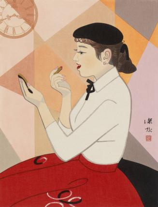 Clock and Beauty, no. IV (Tokei to bijin, IV)